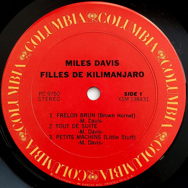 Miles Davis - Filles De Kilimanjaro (LP, Album, RP, Pit)