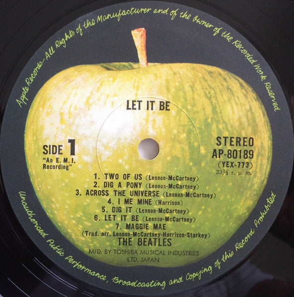 The Beatles - Let It Be (LP, Album, Gat)