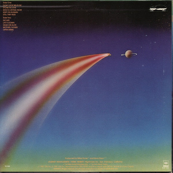 Journey - Escape (LP, Album)