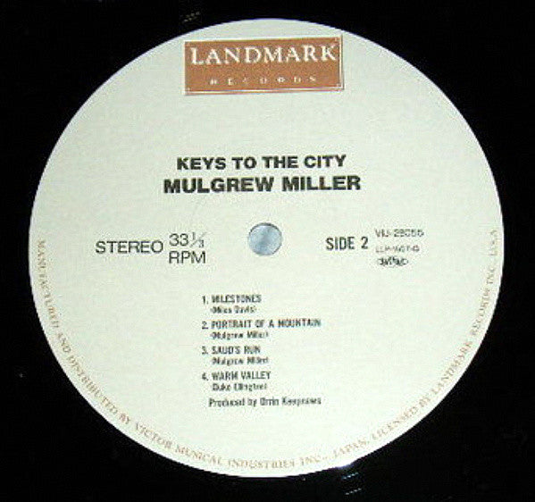 Mulgrew Miller - Keys To The City (LP, Album)