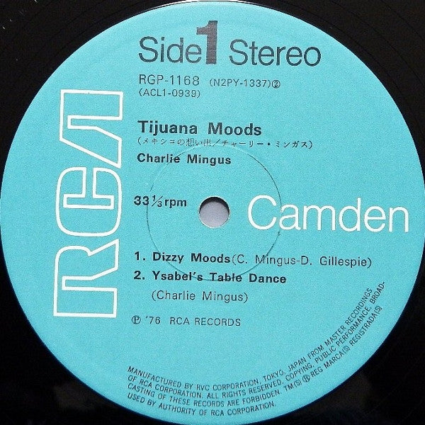 Charlie Mingus* - Tijuana Moods (LP, Album, RE)