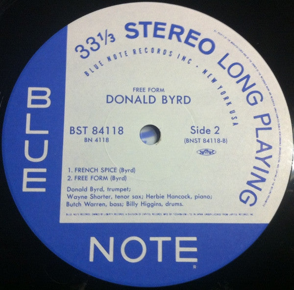Donald Byrd - Free Form (LP, Album, Ltd, RE)