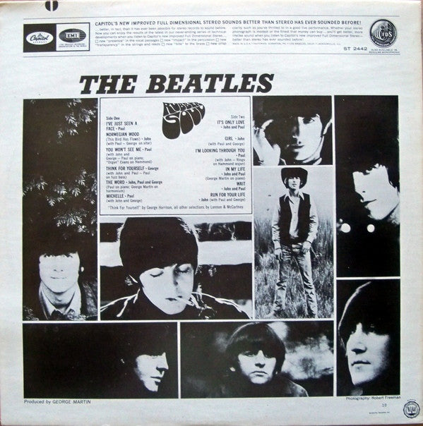 The Beatles - Rubber Soul (LP, Album, RE, All)