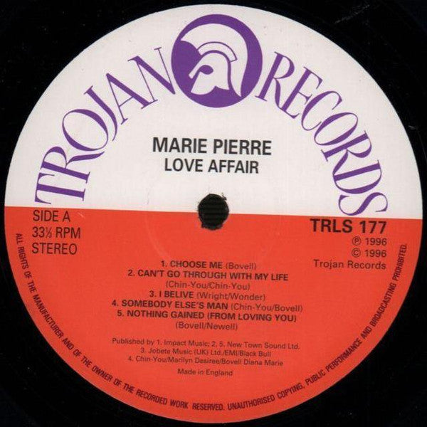 Marie Pierre - Love Affair (LP, RE)