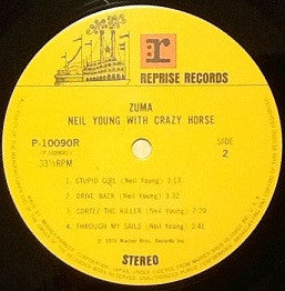 Neil Young & Crazy Horse - Zuma (LP, Album)
