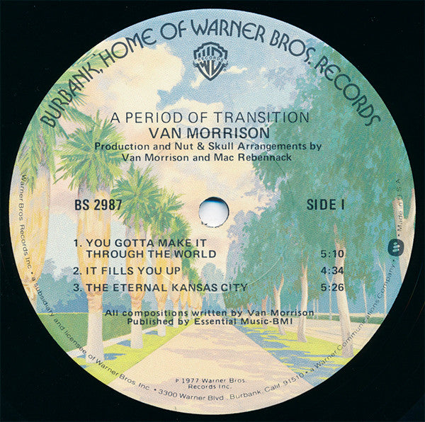 Van Morrison - A Period Of Transition (LP, Album, Los)