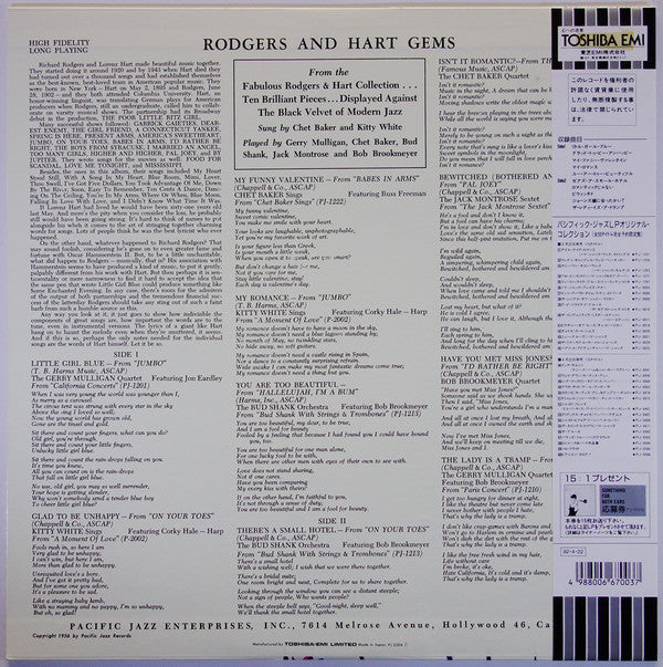 Various - Rodgers & Hart Gems (LP, Comp, Mono, RE)