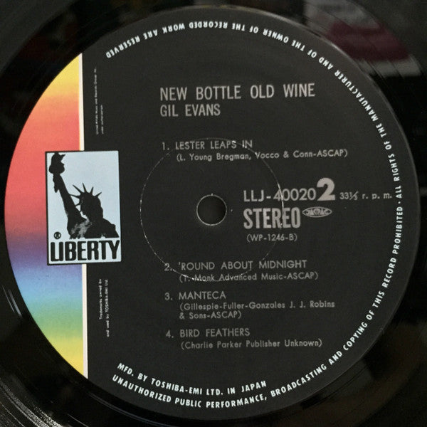 Gil Evans And His Orchestra - New Bottle Old Wine(LP, Album)