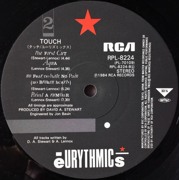 Eurythmics - Touch (LP, Album)