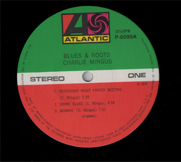 Charlie Mingus* - Blues & Roots (LP, Album, RE, ¥2,)