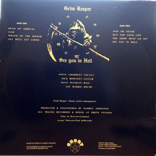 Grim Reaper (3) - See You In Hell (LP, Album)