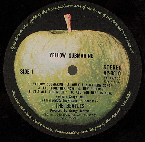 The Beatles - Yellow Submarine (LP, Album, RE)