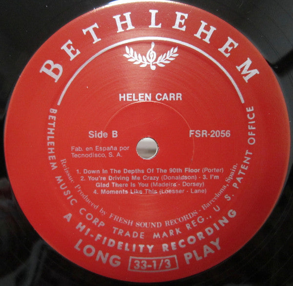 Helen Carr - ...Down In The Depths On The 90th Floor(LP, Album, RE)