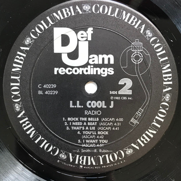 L.L. Cool J* - Radio (LP, Album)