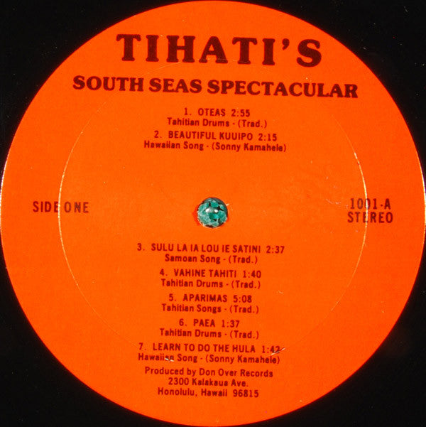 Unknown Artist - Tihati's South Seas Spectacular (LP, Comp, Red)