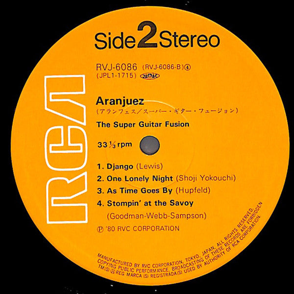 The Super Guitar Fusion - Aranjuez (LP, Album)