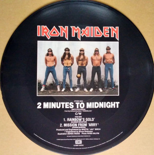 Iron Maiden - 2 Minutes To Midnight (12"", Single, Pic)