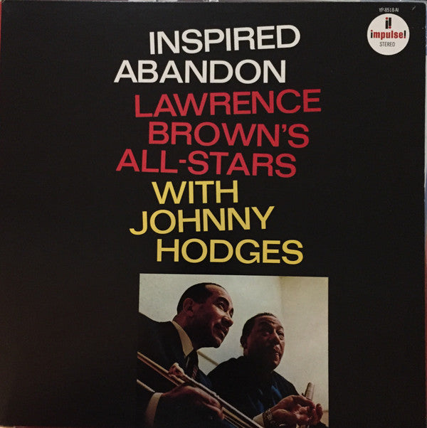 Lawrence Brown's All-Stars - Inspired Abandon(LP, Album, RE, Gat)