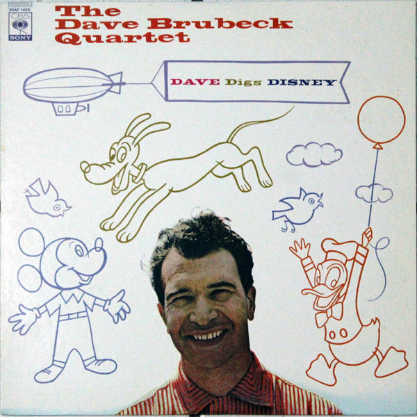 The Dave Brubeck Quartet - Dave Digs Disney (LP, Album, Mono, RE)