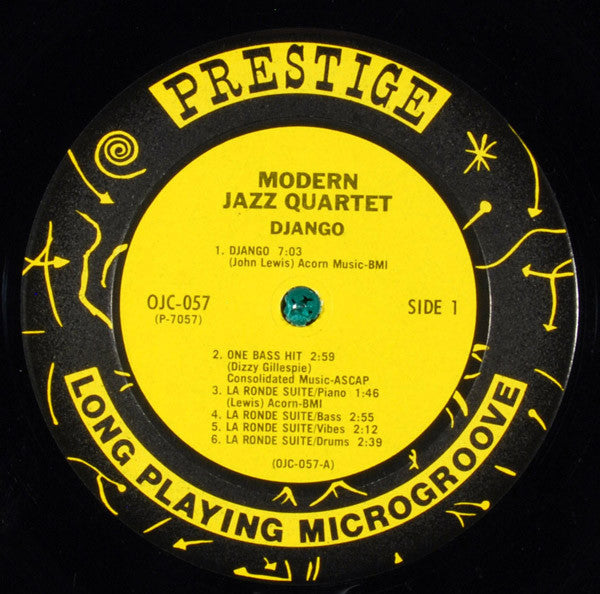 The Modern Jazz Quartet - Django (LP, Album, RE)