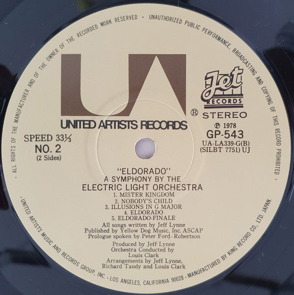 Electric Light Orchestra - Eldorado - A Symphony By The Electric Li...