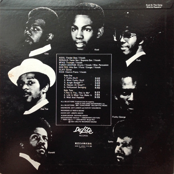 Kool & The Gang - Wild And Peaceful = ワイルド・アンド・ピースフル(LP, Album)