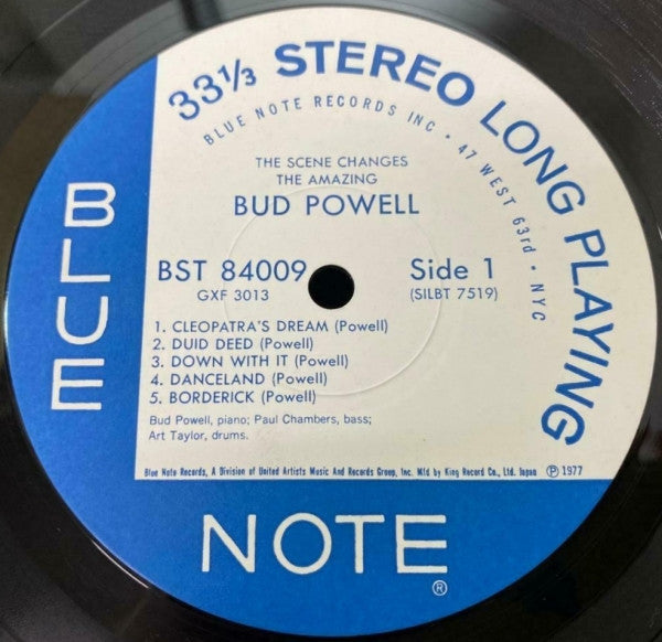 The Amazing Bud Powell* - The Scene Changes, Vol. 5 (LP, Album, RE)