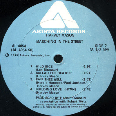 Harvey Mason - Marching In The Street (LP, Album, Pla)