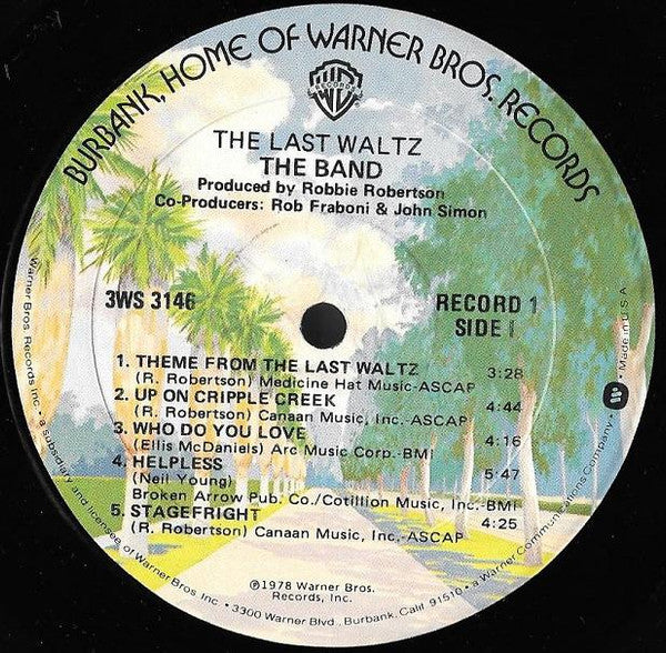 The Band - The Last Waltz (3xLP, Album, Mon)