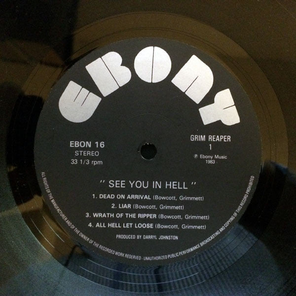 Grim Reaper (3) - See You In Hell (LP, Album)