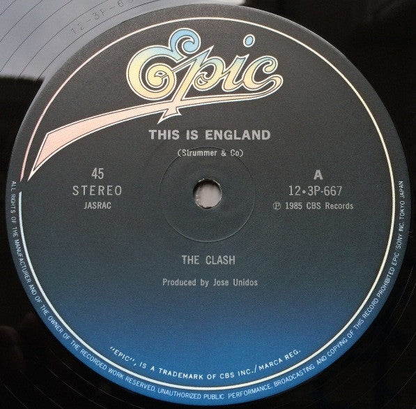 The Clash - This Is England (12"", Single)