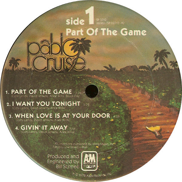 Pablo Cruise - Part Of The Game (LP, Album, Pit)