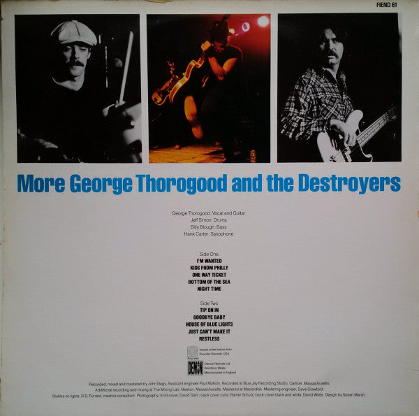 George Thorogood & The Destroyers - More George Thorogood And The D...