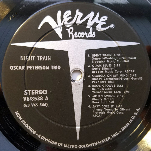 The Oscar Peterson Trio - Night Train (LP, Album)