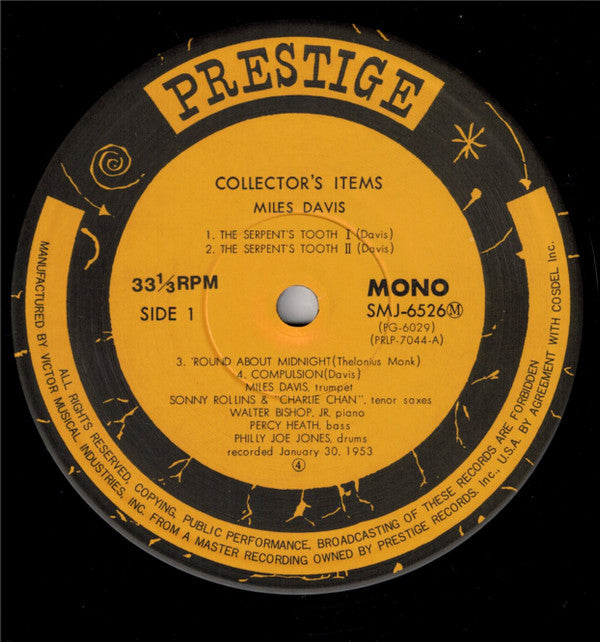 Miles Davis - Collectors' Items (LP, Album, Mono, RE, RM)