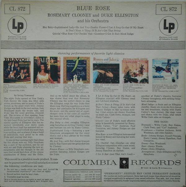 Rosemary Clooney - Blue Rose(LP, Album)