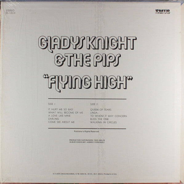 Gladys Knight & The Pips* - Flying High (LP, Album)