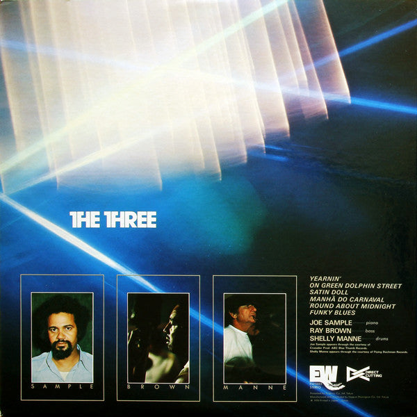 Joe Sample / Ray Brown / Shelly Manne - The Three (LP, Album, Gat)