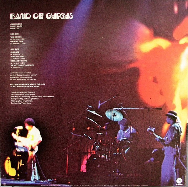 Hendrix* - Band Of Gypsys (LP, Album, Gat)