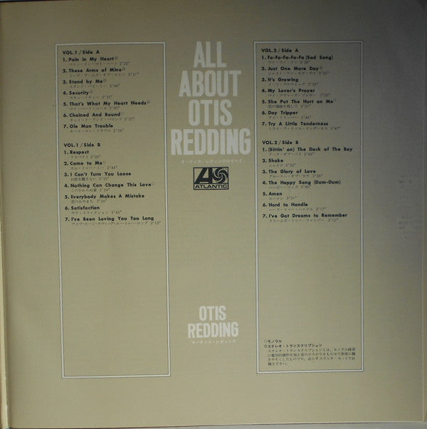 Otis Redding - All About Otis Redding (2xLP, Comp, Gat)