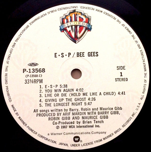 Bee Gees - E•S•P (LP, Album)