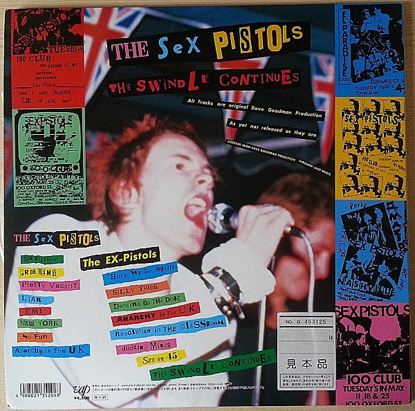 Sex Pistols - The Swindle Continues(2xLP, Comp, Pic, Promo)