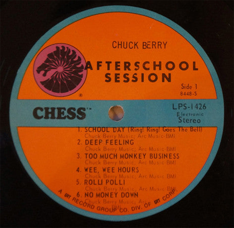 Chuck Berry - After School Session (LP, Album, RP, GRT)