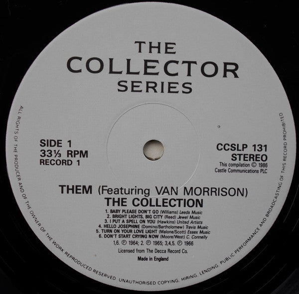 Them (3) Featuring Van Morrison - The Collection (2xLP, Comp)