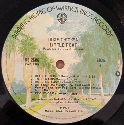 Little Feat - Dixie Chicken (LP, Album, RE, L.A)