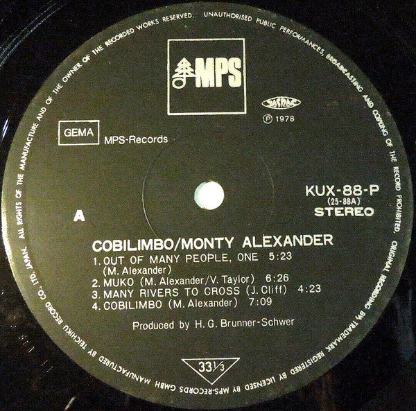 Monty Alexander - Cobilimbo (LP, Album)