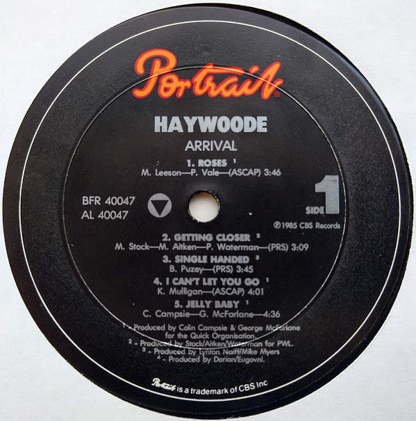 Haywoode - Arrival (LP, Album)