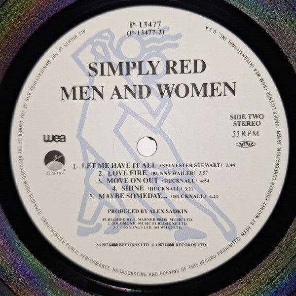 Simply Red - Men And Women (LP, Album)