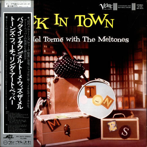 Mel Tormé With The Meltones* - Back In Town (LP, Album, RE)