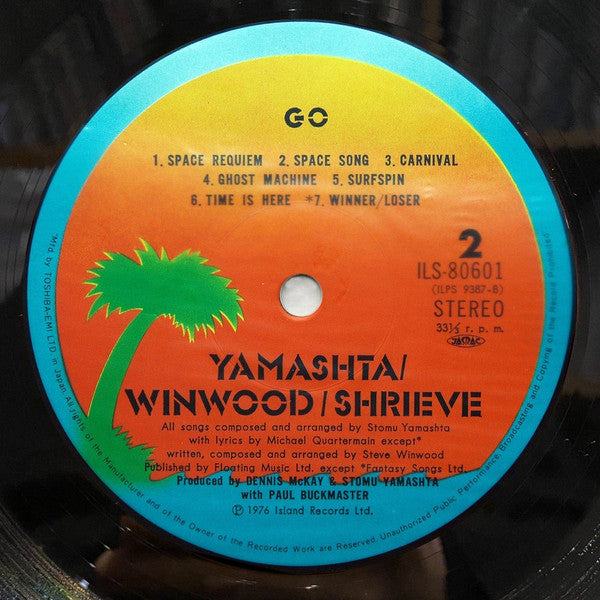 Stomu Yamashta* / Steve Winwood / Michael Shrieve - Go (LP, Album)